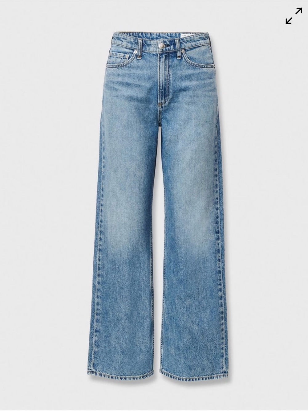 Rag and Bone Featherweight Nolan Wide Leg Size 26